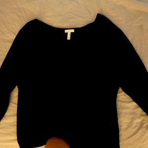 Sweater blouse from Nordstrom. Classic swoop neck.